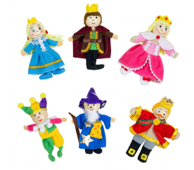 Bigjigs Toys Prstoví maňásci pohádkové postavičky sleva