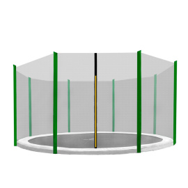 Aga Ochranná síť 430 cm na 8 tyčí Black net / Dark Green