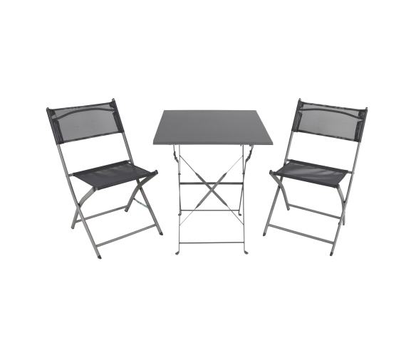 Linder Exclusiv Zahradní sestava BISTRO SET Šedý