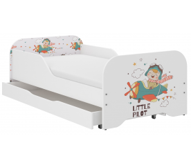 Wooden Toys Dětská postel Little Pilot 140x70 cm