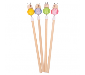 Bigjigs Toys tužka sovička 1ks zelená