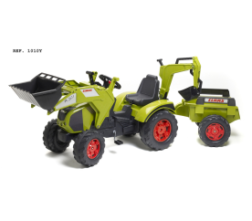 Traktor šlapací Claas Axos 330 s přední lžící i zadní lžíčí