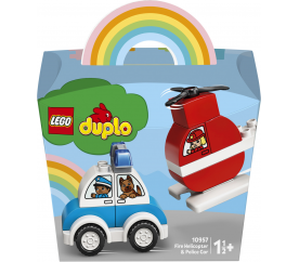 LEGO® DUPLO 10957 Hasičský vrtulník a policejní au