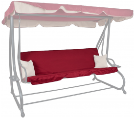 Aga Podsedák na zahradní houpačku COMFORTLUX Burgundy