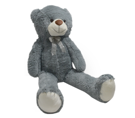 Aga4Kids Plyšový medvěd 130 cm Šedý