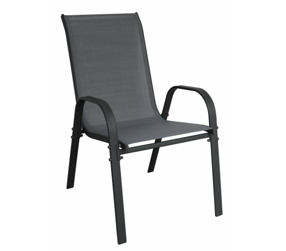 Linder Exclusiv Zahradní křeslo STAPEL MC330881 Šedé