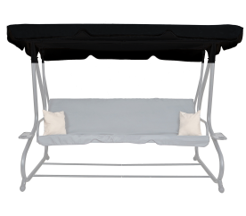 Aga Střecha na zahradní houpačku COMFORTLUX Black