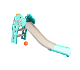 Aga4Kids Skluzavka s madlem 130 cm DS3701 Světle zelená