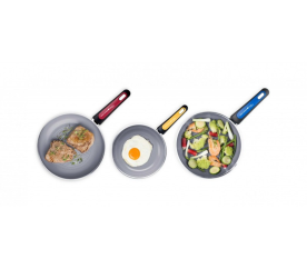 Sada 3 pánví Green Pan vita verde 3d - kuchařka a podložky - GreenPan