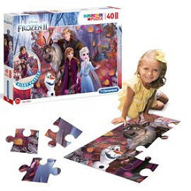 Puzzle podlahové 40-dílků Ledové království 100x70 ZA5426 univerzální