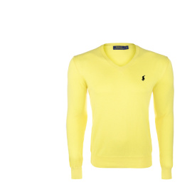 Ralph Lauren Svetr V-NECK SWEATER Lemon Yellow