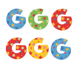 Bigjigs Toys Hvězdičkové písmenko G