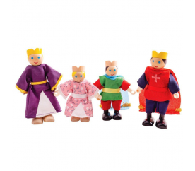 Bigjigs Toys Dřevěné postavičky královská rodina