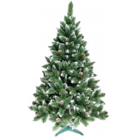 Aga Vánoční stromeček 220 cm s šiškami