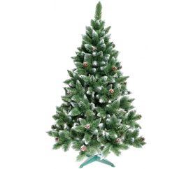 Aga Vánoční stromeček 220 cm s šiškami