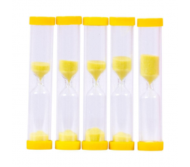 Bigjigs Toys Přesýpací hodiny 3 minuty 1ks žluté