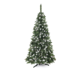 Aga Vánoční stromeček Borovice 150 cm Crystal stříbrná