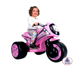 Injusa Elektrická motorka WAVES HELLO KITTY 6V