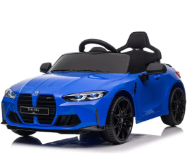 BMW M4 MODRÉ Auto na akumulátor EVA Kůže pilot