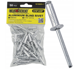 Hliníkové trhací nýty 4,8 × 15,9 mm sada 50 kusů