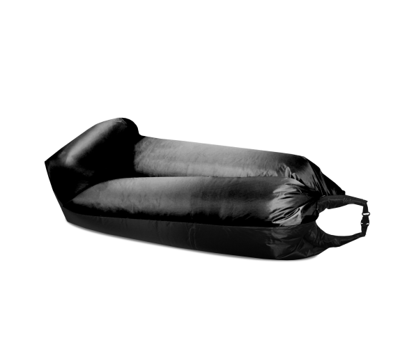 Aga Nafukovací vak LAZY BAG 230x70 cm Černý/Černý