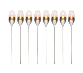Kynast Zahradní LED solární svítidlo pochodeň 112 cm 8 ks