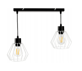 Stropní závěsné svítidlo Beam - 2xE27 - DIAMOND WHITE