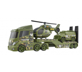 Teamsterz vojenská přeprava helikoptéry se zvukem a světlem