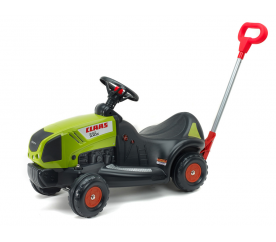 Odstrkovadlo traktor Claas Axos 340 s vodící tyčí zelené