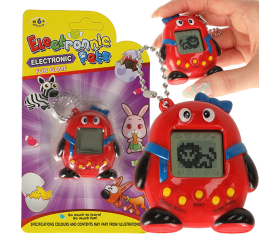Aga Hračka Tamagotchi elektronická hra zvíře Červená