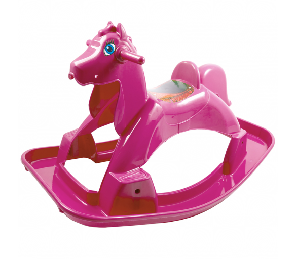 Doloni Plastový houpací koník Růžový