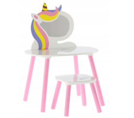 Aga Dětský toaletní stolek + taburet Lily