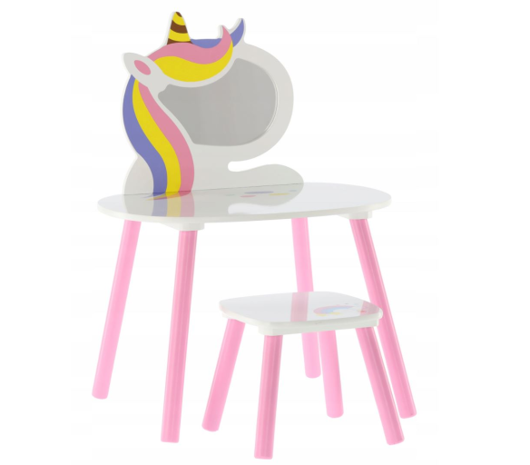 Aga Dětský toaletní stolek + taburet Lily