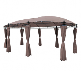 Aga Zahradní altán PAVILON OVAL MC3630 Taupe
