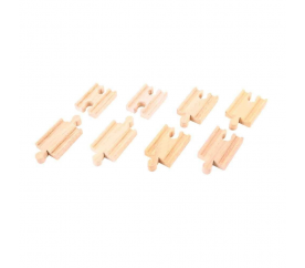 Bigjigs Rail Spojky kolejí 7 cm 8 ks