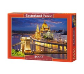 CASTORLAND puzzle 2000 dílků - Budapešť za soumraku