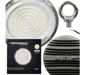 LED UFO průmyslové svítidlo 100W - 10000lm - studená barva