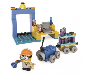 Mega Bloks Mimoňové laboratoř s vozidlem
