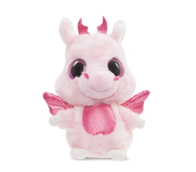 Plyšový Yoo Hoo Rose drak růžový 13 cm