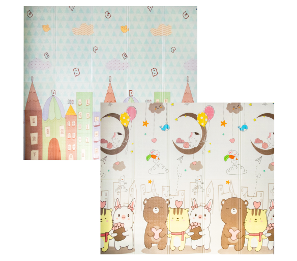 Aga4Kids Dětská skládací pěnová podložka 200x180 cm DS3018