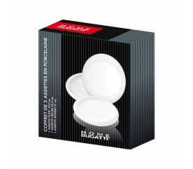 3 dílná sada porcelánových talířů Bugatti Home - Home Bugatti