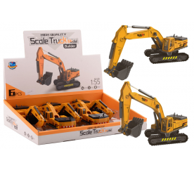 Pásový bagr kovový model 1:55