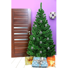 Umělý vánoční stromek - Jedle světlezelená 200 cm