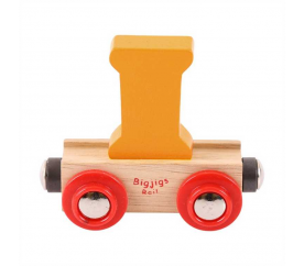 Bigjigs Rail Vagónek dřevěné vláčkodráhy - Písmeno I