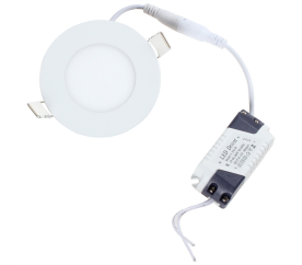 LED panel KRUHOVÝ BRGD0059 83x83x15mm vestavný - SANAN 2835 - 3W - 230V - 200Lm - studená bílá