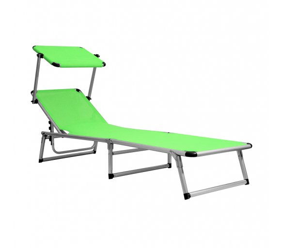 Aga Zahradní polohovací lehátko GARDEN EXCLUSIVE MC372310LG Lime Green