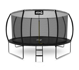 Aga SPORT EXCLUSIVE Trampolína 430 cm Černá + ochranná síť + žebřík 2TR013