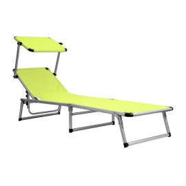 Aga Zahradní polohovací lehátko GARDEN EXCLUSIVE MC372310GG Yellow Green
