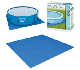 Podložka pod bazén Bestway fólie 396 x 396 cm 58002