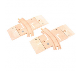 Bigjigs Rail Obloukový železniční přejezd 2ks